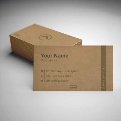 KRAFT PAPER BUSINESS CARDS