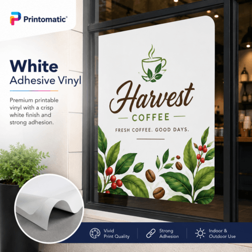 White Adhesive Vinyl