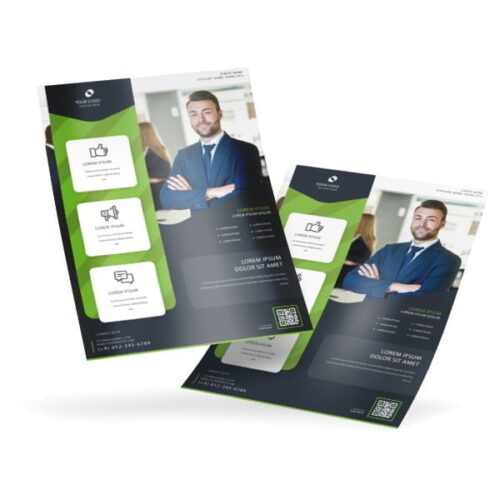 Gloss Text Flyers
