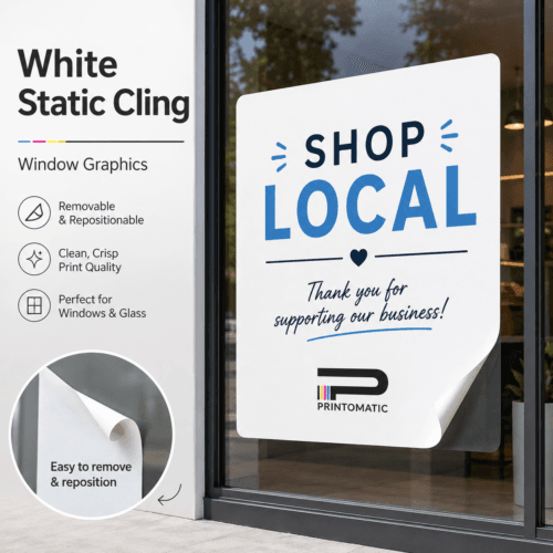White Static Cling